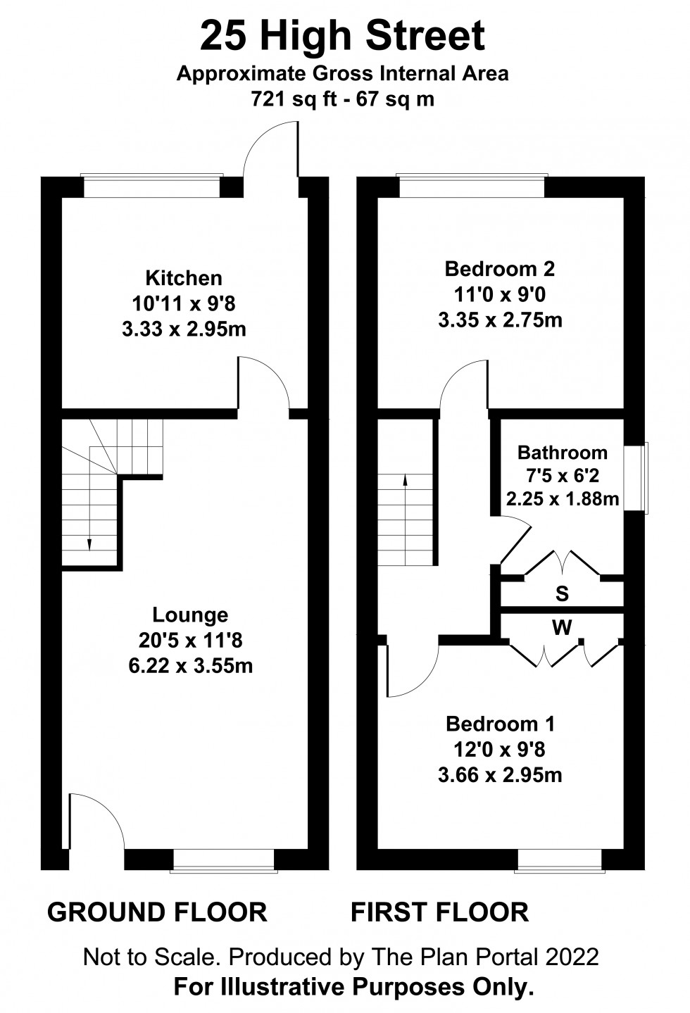 Floorplan for Langford, Biggleswade, Bedfordshire