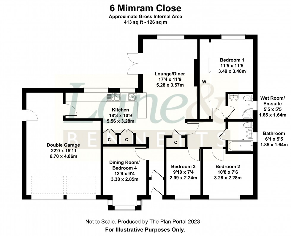 Floorplan for Whitwell, Hitchin, Hertfordshire