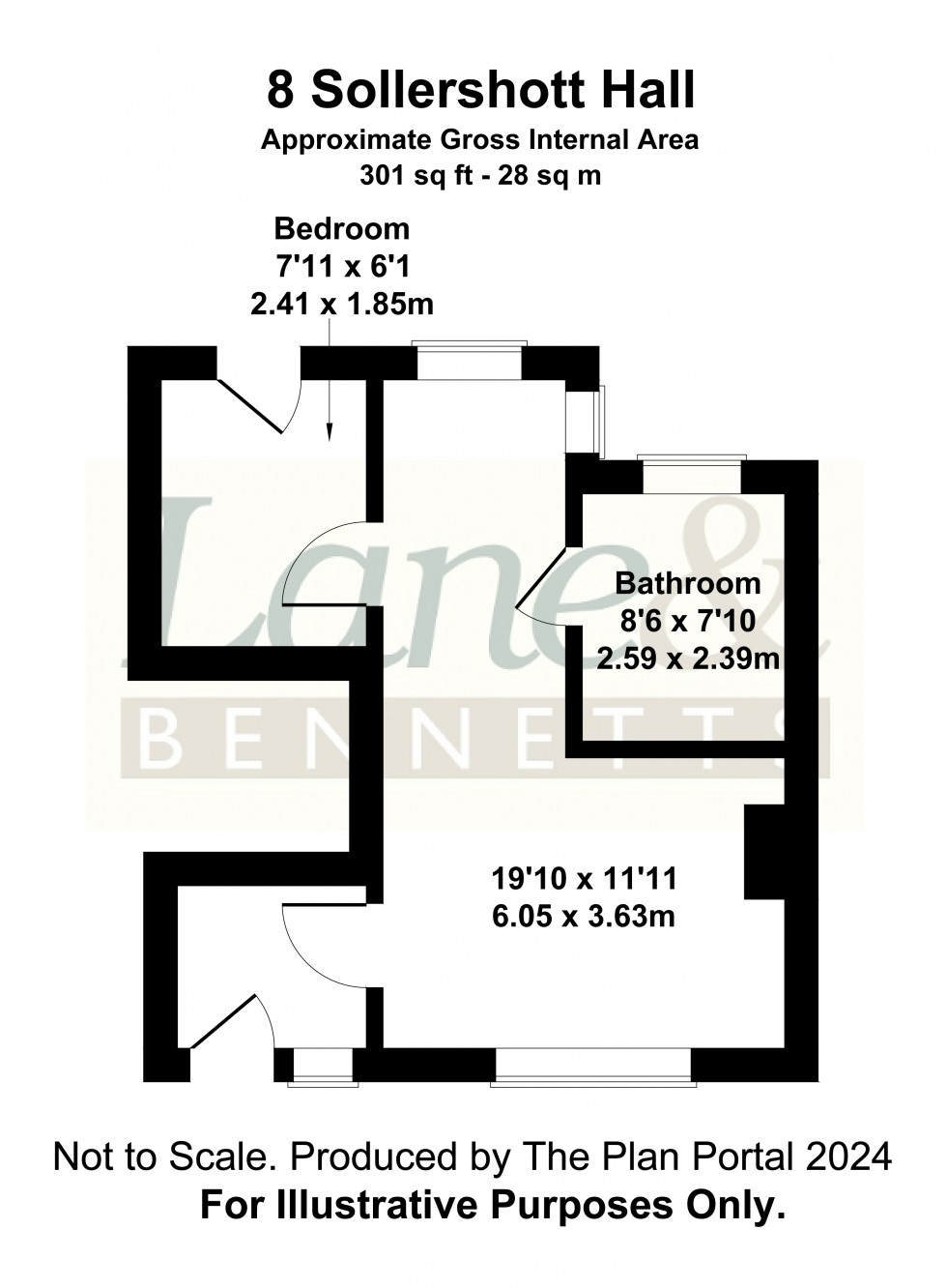 Floorplan for Letchworth Garden City, Hertfordshire