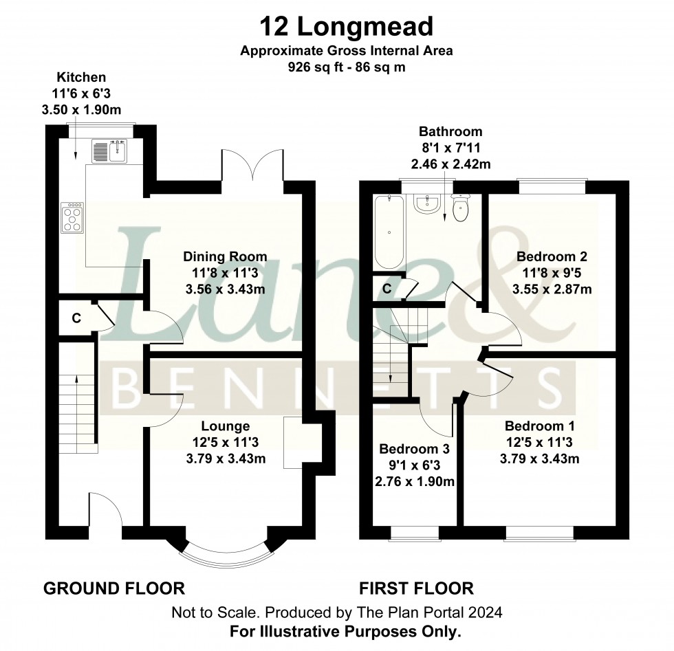 Floorplan for Longmead, Letchworth Garden City, Hertfordshire