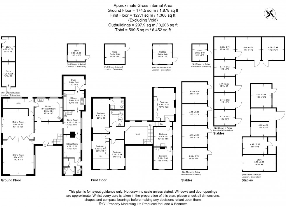 Floorplan for Langford, Biggleswade, Bedfordshire