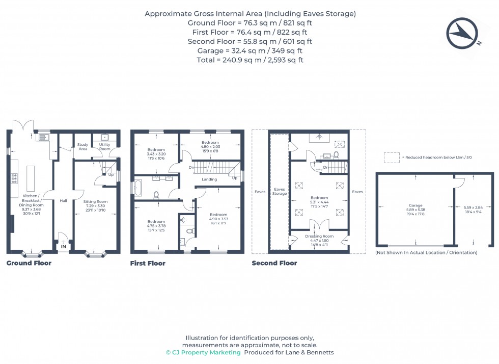 Floorplan for London Road, Biggleswade, Bedfordshire