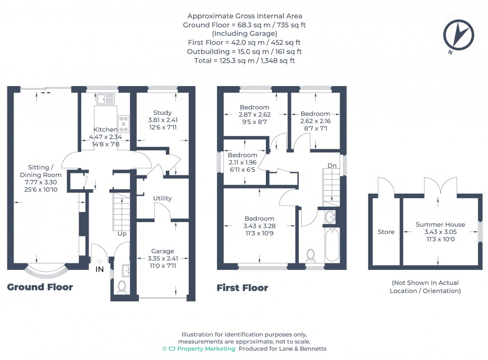 Floorplan for Langford, Biggleswade, Bedfordshire