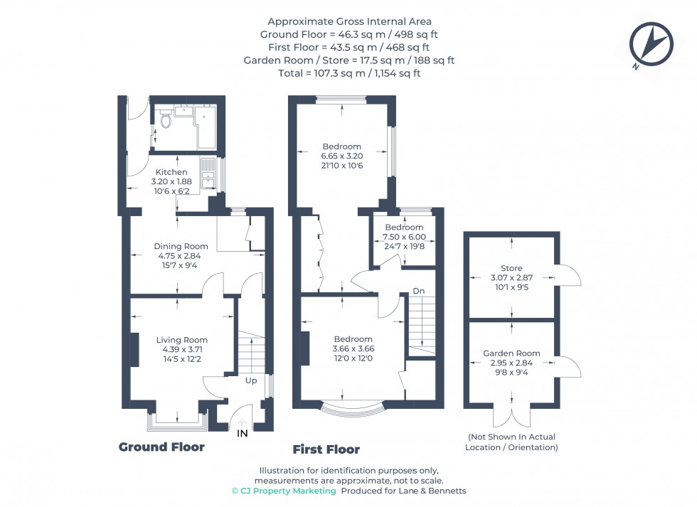 Floorplan for Hitchin Road, Henlow, Bedfordshire