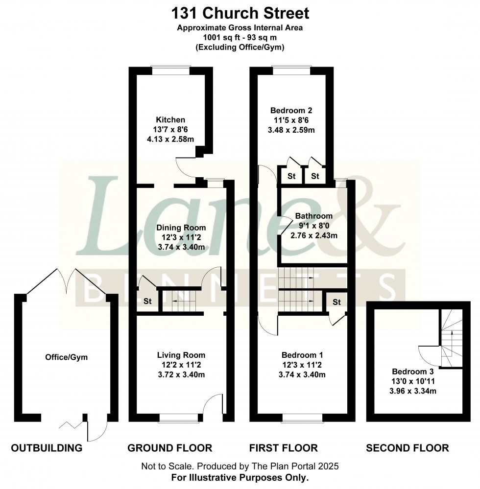 Floorplan for Langford, Biggleswade, Bedfordshire