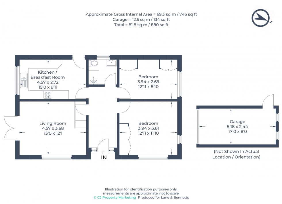 Floorplan for Longmead, Letchworth Garden City, Hertfordshire