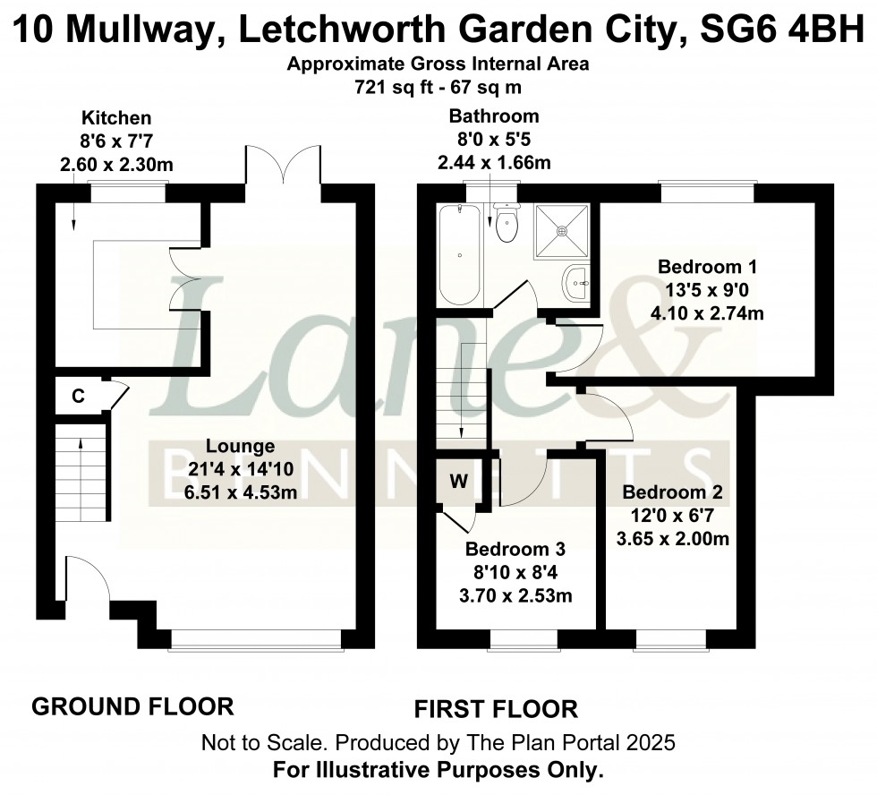 Floorplan for Mullway, Letchworth Garden City, Hertfordshire