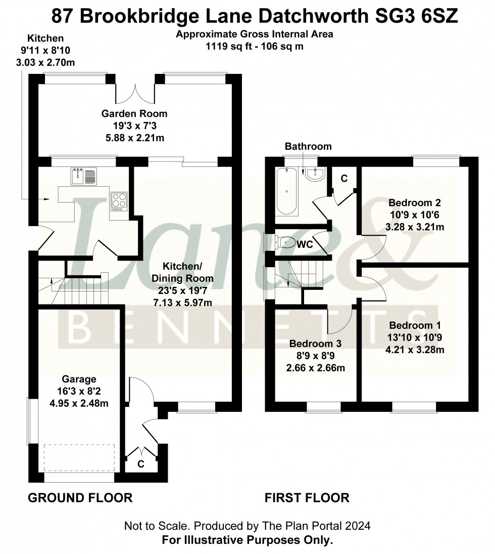 Floorplan for Datchworth, Knebworth, Hertfordshire